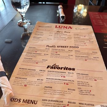 Luna Cocina Mexicana - Menu - Mexican Near Me - Edmonton, Alberta