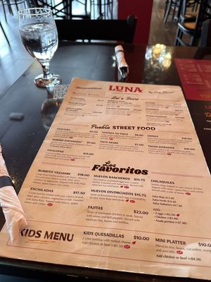Menu photo 1 Luna Cocina Mexicana Edmonton, AB