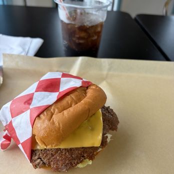Route 66 - Single Hamburger (3.7 oz.) - American Near Me - Lancaster, Pennsylvania Route 66 - Single Hamburger (3.7 oz.) - American Near Me - Lancaster, Pennsylvania