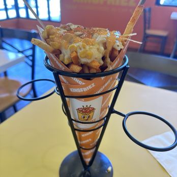 Kingfriez - Fries with spicy magic powder and buldak mayo - Korean Near Me - Los Angeles, California