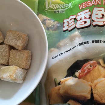 Vegefarm - Vegan Fish Tofu - What it looks like coming right out of the bag. - Health Markets Near Me - San Francisco, California