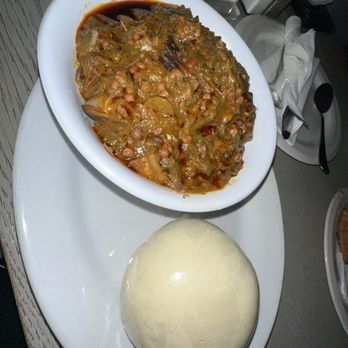 Calabash African Kitchen - Okra Stew "Soup Kanja" - African Near Me - Las Vegas, Nevada