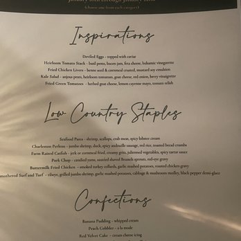 Georgia Brown's - Restaurant Menu 2022 - Southern Near Me - Washington, DC, District of Columbia