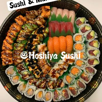 Hoshi Ya Sushi - Sushi and Maki Tray - Japanese Near Me - Brighton, Massachusetts