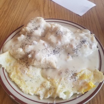 Biscuit & Gravy Shak - Their full order of biscuits and gravy with 2 over medium eggs! - Breakfast & Brunch Near Me - Saint Joseph, Missouri Biscuit & Gravy Shak - Their full order of biscuits and gravy with 2 over medium eggs! - Breakfast & Brunch Near Me - Saint Joseph, Missouri