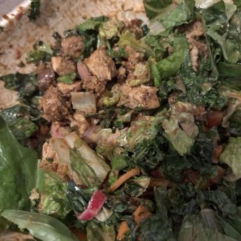 sweetgreen - Healthy Salads, Wraps, and Bowls - I ordered a Hummus Crunch salad. I don't know what this is, chicken or beef? I'm vegan. - Salad Near Me - Seattle, Washington