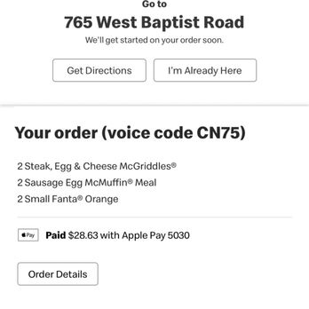 McDonald's - This was an online order. I did anyone notice that the Mc griddle steak sandwich is actually a bagel when clearly I ordered a Mc griddle. - Fast Food Near Me - Colorado Springs, Colorado
