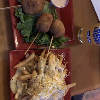 The Loft - Sausage bites and poutine fries --appetizer menu - Bars Near Me - Leavenworth, Washington The Loft - Sausage bites and poutine fries --appetizer menu - Bars Near Me - Leavenworth, Washington