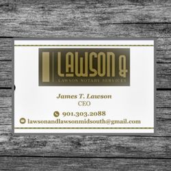 Lawson & Lawson Mobile Notary Services - Company Logo