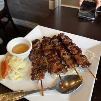 Phnom Penh House - Sachkor Ang (Beef Skewer) - Cambodian Near Me - Alameda, California