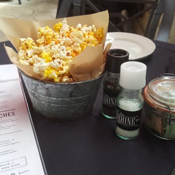 Moonshine Grill - Every table has this flavorful spiced popcorn! - Southern Near Me - Austin, Texas