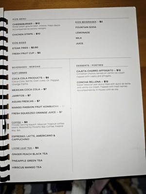 Menu photo 7 Vue Prime Mexican Steakhouse Covington, WA