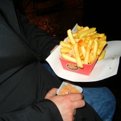 Chips & Dips - Hot fries on a cold night.