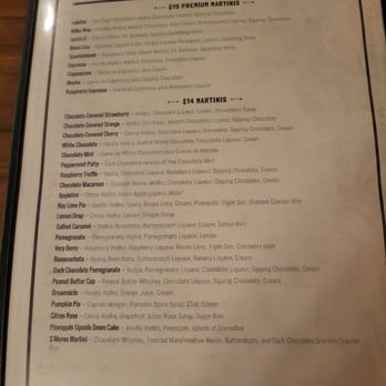 Lulu's Chocolate Bar - Menu - Desserts Near Me - Savannah, Georgia