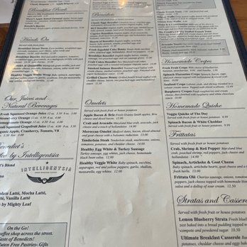 Benedict's Eggs & More - Menu. Breakfast options. - Breakfast & Brunch Near Me - East Dundee, Illinois Benedict's Eggs & More - Menu. Breakfast options. - Breakfast & Brunch Near Me - East Dundee, Illinois