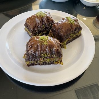 Kabab El Basha - Chocolate baklava - Mediterranean Near Me - Corona , California