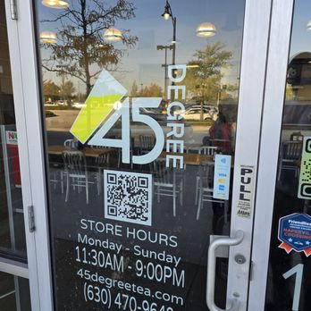 45 Degree Tea - Bubble Tea Near Me - Naperville, Illinois