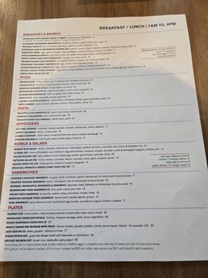 Menu photo 1 Massilia Los Angeles, CA