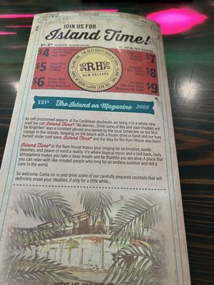 Menu photo 4 The Rum House New Orleans, LA Menu photo 4 The Rum House New Orleans, LA