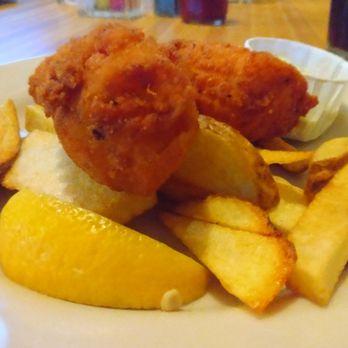 The Depot Cafe - 2 piece fish & chips - Seafood Near Me - Albany, Oregon