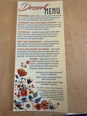 Menu photo 2 Gustaf's on Main Eatery Lindstrom, MN