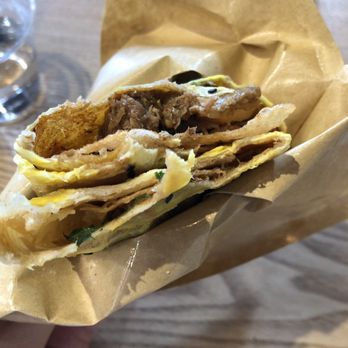 Me + Crepe - Fricassee Rib crepe Looks kind of flat now but it gets meatier at the end but I was too busy eating to take a photo of that! - Chinese Near Me - Pasadena, California Me + Crepe - Fricassee Rib crepe Looks kind of flat now but it gets meatier at the end but I was too busy eating to take a photo of that! - Chinese Near Me - Pasadena, California