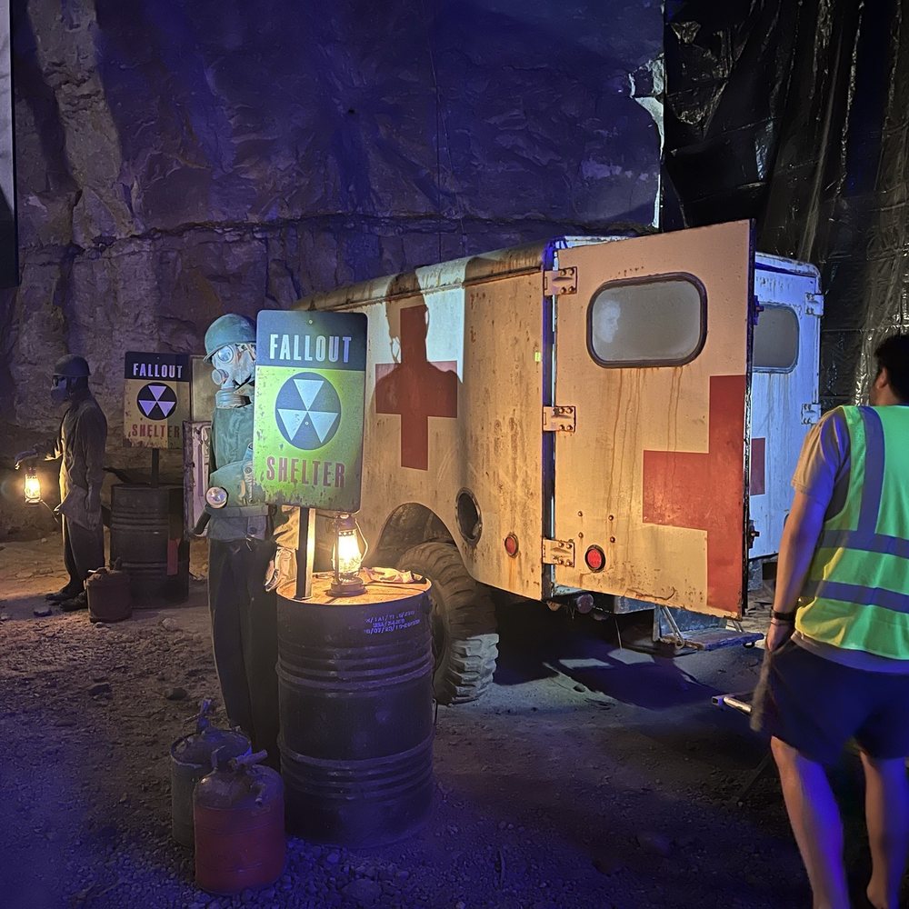 Dude, this place was almost a fallout shelter and they left an old dodge ambulance. SICK!! Dude, this place was almost a fallout shelter and they left an old dodge ambulance. SICK!!