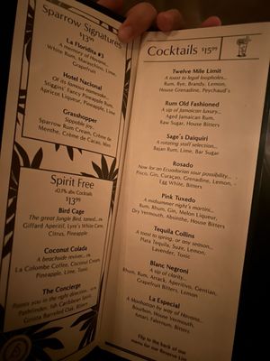 Menu photo 5 Sparrow Chicago, IL