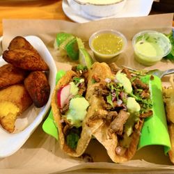Luna del Rio - CARNA asada taco with plantain