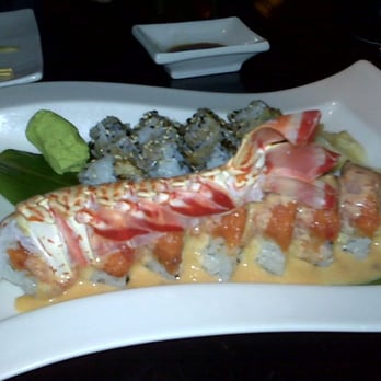 Ooka Japanese Restaurant - Front: Lobster Dynamite Roll ;Back: New York Roll Smoked Salmon and Fuji Appl - Japanese Near Me - Riverside, California Ooka Japanese Restaurant - Front: Lobster Dynamite Roll ;Back: New York Roll Smoked Salmon and Fuji Appl - Japanese Near Me - Riverside, California