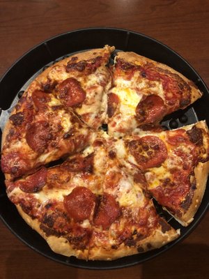 Photo of Barro's Pizza - Phoenix, AZ, US. Small Pepperoni