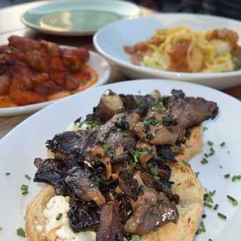 Gypsy Kitchen - Roasted Mushrooms & Whipped Goat Cheese Toast Seared Scallops* Patatas Bravas - Spanish Near Me - Atlanta, Georgia Gypsy Kitchen - Roasted Mushrooms & Whipped Goat Cheese Toast Seared Scallops* Patatas Bravas - Spanish Near Me - Atlanta, Georgia