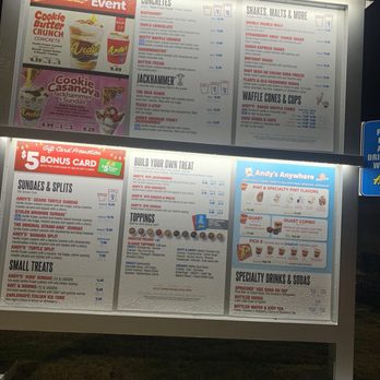 Andy's Frozen Custard - Ice Cream & Frozen Yogurt Near Me - Burlington, North Carolina Andy's Frozen Custard - Ice Cream & Frozen Yogurt Near Me - Burlington, North Carolina