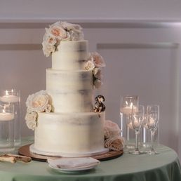 Naked wedding cake Naked wedding cake