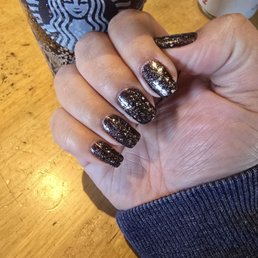 Galaxy gel nail Galaxy gel nail