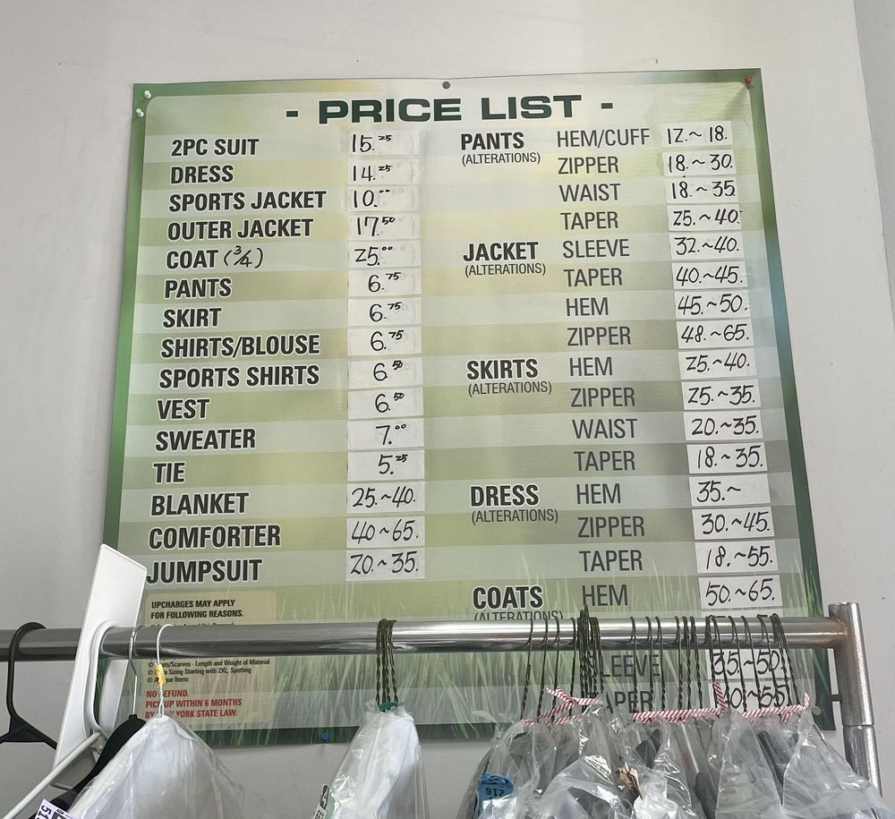 VILLAGE GREEN DRY CLEANERS Updated July 2024 262 Arden Ave, Staten