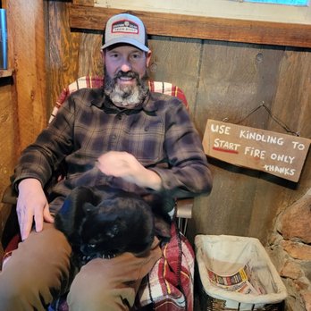 Cowboy Dinner Tree - Sitting in the cabin with Bear - American Near Me - Silver Lake, Oregon Cowboy Dinner Tree - Sitting in the cabin with Bear - American Near Me - Silver Lake, Oregon