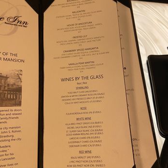 The Belvedere Inn - Menu - New American Near Me - Lancaster, Pennsylvania The Belvedere Inn - Menu - New American Near Me - Lancaster, Pennsylvania