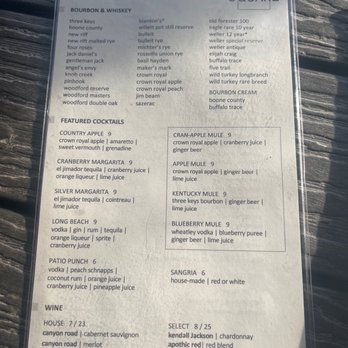 Washington Square Cafe - Drinks - New American Near Me - Burlington, Kentucky Washington Square Cafe - Drinks - New American Near Me - Burlington, Kentucky