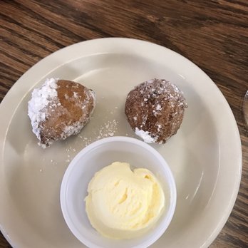 Catfish Round Up - Apple fritters and butter - Fish & Chips Near Me - Seminole, Oklahoma