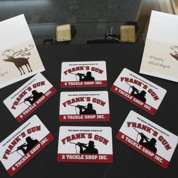Franks Guns & Tackle Shop - we do gift cards - Guns & Ammo Near Me - Amsterdam, New York Franks Guns & Tackle Shop - we do gift cards - Guns & Ammo Near Me - Amsterdam, New York