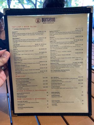 Menu photo 1 Burgeon at the Arbor San Diego, CA