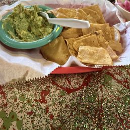 Guacamole and chips Guacamole and chips