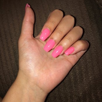 Nails by NiNi - these acrylics are coffin shaped and $30! - Nail Technicians Near Me - Springfield, Illinois