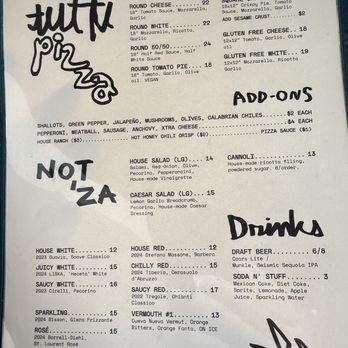 Tutti - Menu - Pizza Near Me - Charleston, South Carolina Tutti - Menu - Pizza Near Me - Charleston, South Carolina