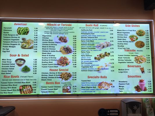 Menu photo 2 Yummi Japan Princeton, WV Menu photo 2 Yummi Japan Princeton, WV