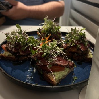 Mala Ocean Tavern - Seared Ahi Bruschetta - Seafood Near Me - Lahaina, Hawaii Mala Ocean Tavern - Seared Ahi Bruschetta - Seafood Near Me - Lahaina, Hawaii