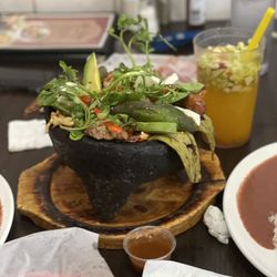 Mi Pueblo Salvadorian Restaurant #1 - Molcajete completo