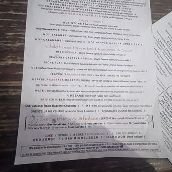 Only At Renee's - Menu - Filipino Near Me - Virginia Beach, Virginia Only At Renee's - Menu - Filipino Near Me - Virginia Beach, Virginia