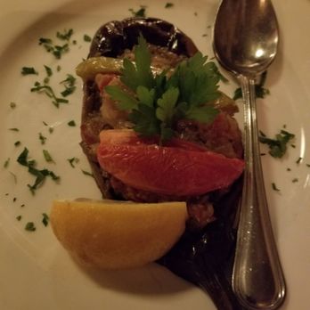 Sip Sak - Baked baby eggplant. Highly recommended. - Middle Eastern Near Me - New York, New York Sip Sak - Baked baby eggplant. Highly recommended. - Middle Eastern Near Me - New York, New York